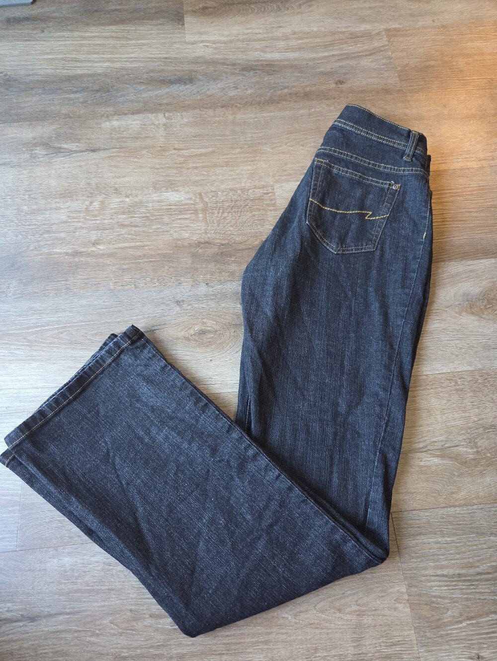Y2K Faded Glory Stretch Classic Darkwash Jeans, Bootcut, Womens size 8 Tall